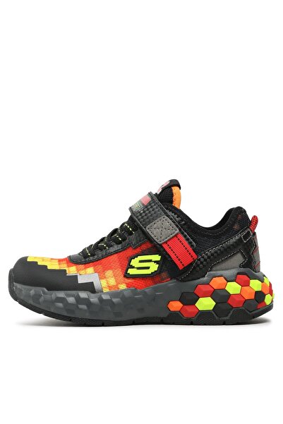 SKECHERS Teniși negri pentru băieți SKECHERS-402204L BKRD