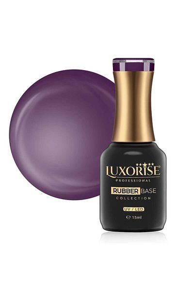 LUXORISE Bază de cauciuc LUXORISE Signature Collection - Mov luxuriant 15ml