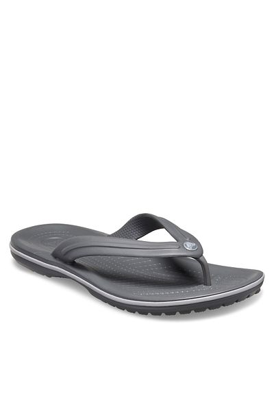 Crocs Women's Flip-Flops Grey CROCS-11033 SLATE GREY/SMOKE