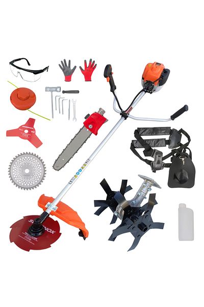 COBI SMART® Pandora T5600 brushcutter package, 4-stroke engine, 7.5HP 62CC, 5.6 kW, accessories included - COBI SMART®