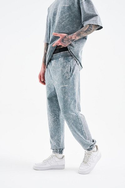 Machinist Men's Relaxed Washed Ghost Spotted Sweatpants