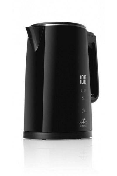 ETA Fierbător electric ETA Emma 5595 90000, 2200 W, 1,5 L, pereți dubli, 40 - 100 °C, afișaj LED, negru