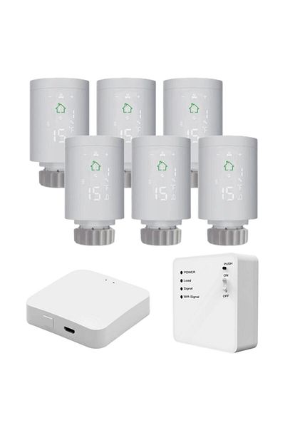Daver Pachet automatizare incalzire Perfect ZigBee pentru centrala si 6 radiatoare, Daver