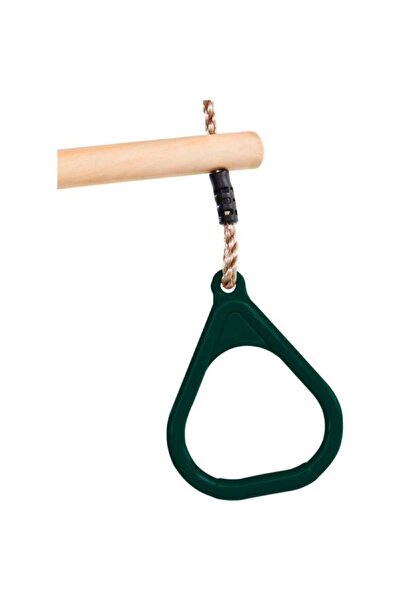 KBT Ξύλινη κούνια τραπεζιού με πράσινους πλαστικούς κρίκους