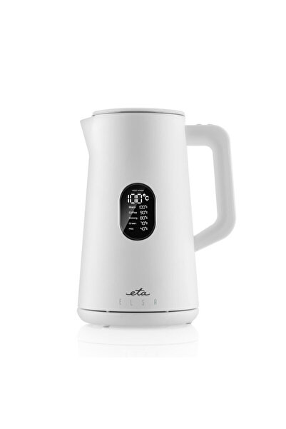 ETA Elsa 5597 90010 kettle white, 1.5 L, 1800 W, double-walled insulation, 40-100°C