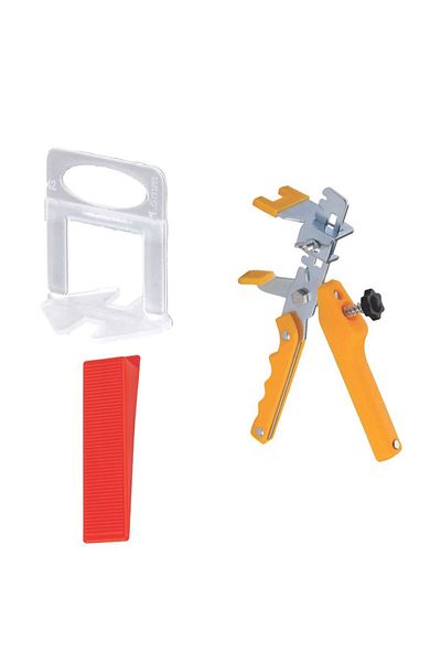 Plastik Components T.T. Set 1000 clipsuri 1.5 mm, 200 pene cu latimea de 22 mm si un cleste, sistem nivelare, gama Ultra