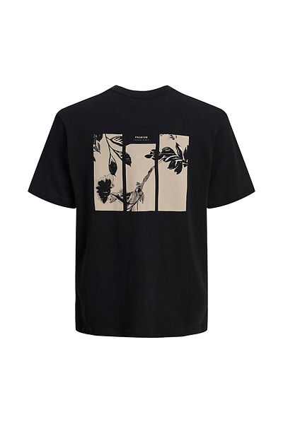 Jack & Jones Ανδρικό μαύρο μπλουζάκι Tom (12276161-BBT)