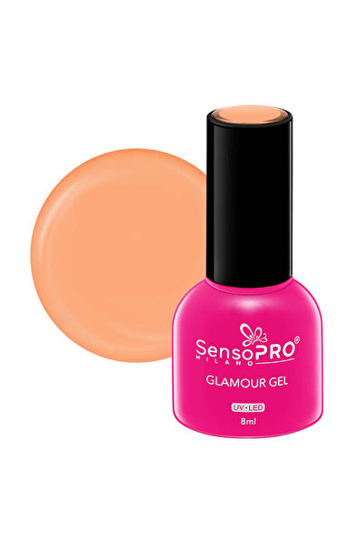 SensoPRO Milano Ojă semipermanentă Glamour Gel 8ml, Caramel Bite #98