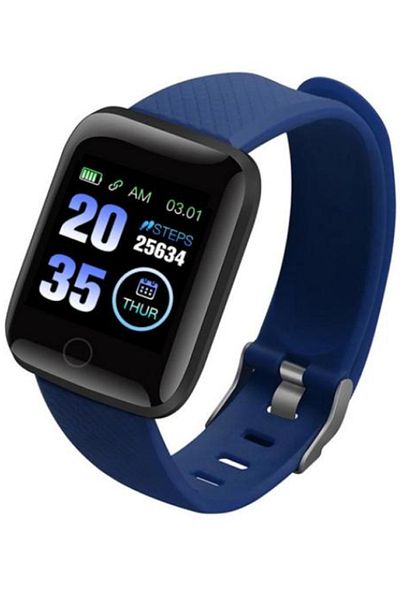 MACON D13 Smart Watch with Heart Rate Monitor - Blue
