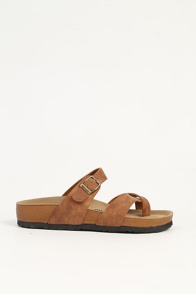 Pierre Cardin Tan γυναικείες παντόφλες PC-7547