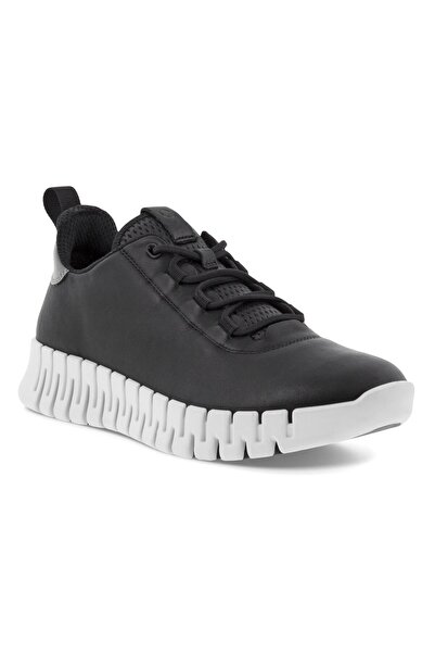 Ecco جرووف دبليو أسود رمادي فاتح