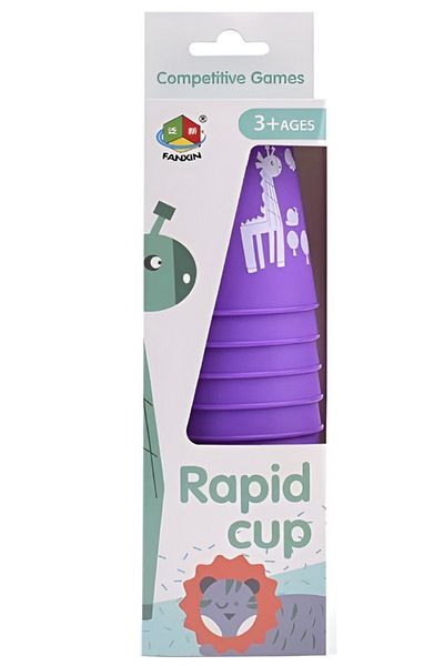 rexa Rapid Cup – Fast-Paced Stacking & Matching Game for Kids, Teens & Families