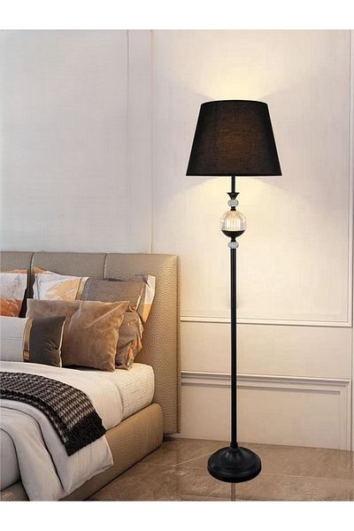 rexa Black metal floor lamp