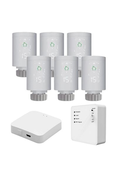 Daver Pachet automatizare incalzire Perfect ZigBee pentru centrala si 6 radiatoare, Daver