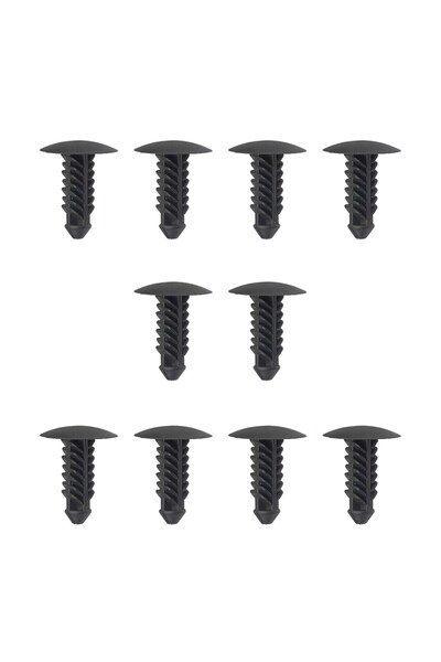 ALPHA AUTO PART Cadillac, Chevy, GMC için Tampon ve Bagaj Döşeme Klips-10'lu