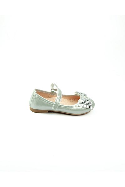 Minican 10009 Silver Glitter Girl's Ballerina Ballet