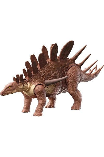 JURASSIC WORLD Camp Cretaceous Roar Attack Kentrosaurus Dinosaur Action Figure - Dino Escape