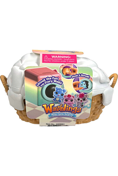 Washlings Hamper Set w/ 2 Laundry Bags
