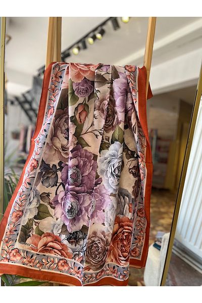 Neva Rose Pattern Shawl, Women's Pattern Shawl