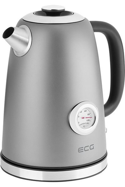 ECG Electric kettle ECG RK 1700 Magnifica Antracito, 1.7 liters, 2200 W, stainless steel