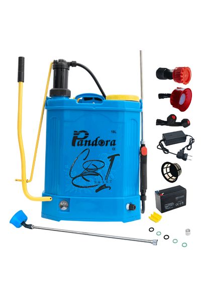 COBI SMART® 2-in-1 electric and manual sprinkler pump Pandora, 16 L, 5.5 Bar, accessories included - COBI SMART®