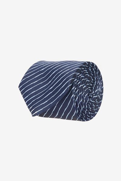ALTINYILDIZ CLASSICS Men's Navy Blue-Light Blue Patterned Tie