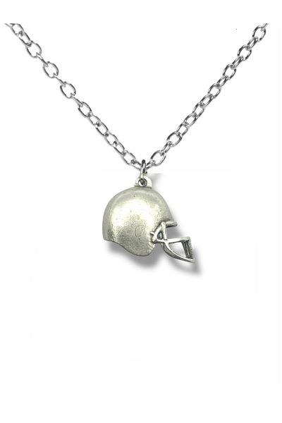 Herşey Nota Gridiron Spirit – American Football Helmet Figured Unisex Necklace (with 60cm Chain)