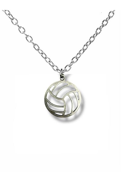 Herşey Nota Setpoint – Unisex Necklace with Volleyball Ball Figure (60 cm Chain)