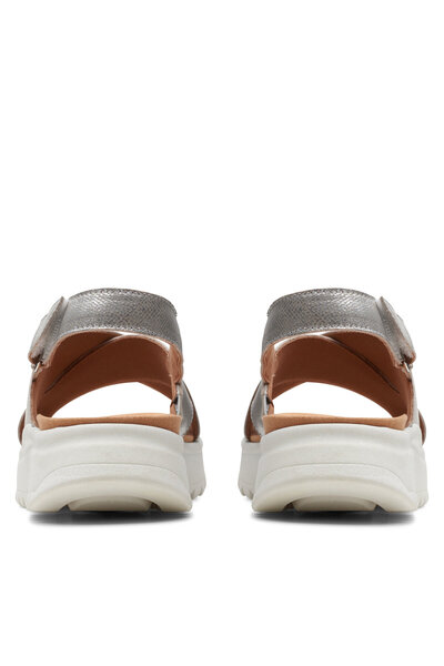 CLARKS Sandale damă argintii CLARKS-26171951 ARGINTIU METALIC