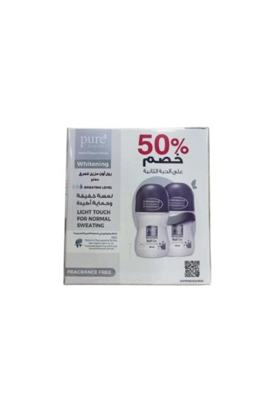 PURE BEAUTY مزيل عرق رول المفتح المقاوم للتعرق غير معطر كت (50% خصم على الحبة...