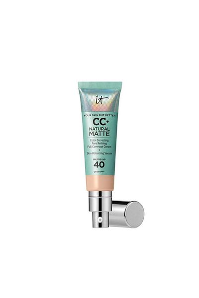 it cosmetics Cremă CC cu finisaj, iT COSMETICS CC+ Matte SPF40, culoare deschisă, 32 ml