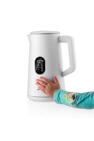 ETA Fierbător Elsa 5597 90010 alb, 1,5 L, 1800 W, izolație cu perete dublu, 40-100°C