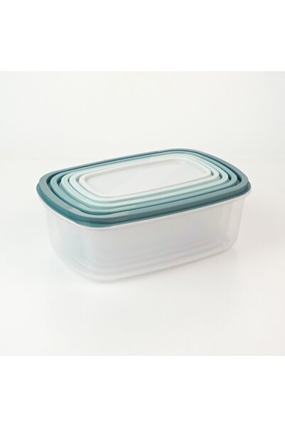 wei inox Set of 5 casseroles, with lid, plastic