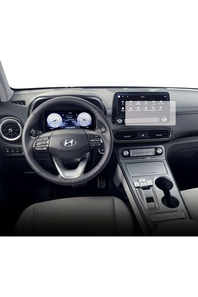 Hyundai Duragon navigation display protection film, for Hyundai Kona Electric 2020-2021, matte, kit
