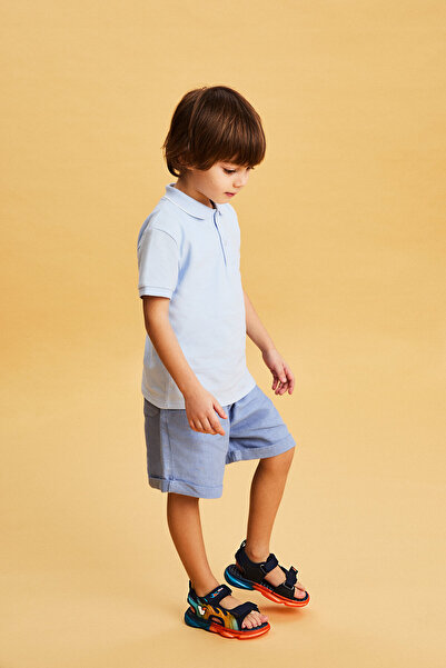 Vicco Jack Lighted Baby Boy Navy Blue Sandals