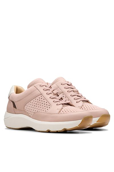 CLARKS Women's Sneakers pink CLARKS-26181465 D97 LIGHT PINK COMBI