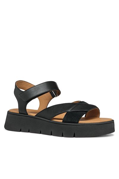 Geox Sandale damă negre GEOX-D55SCB-05422 C9999