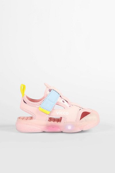 Vicco Live Lighted Baby Girl Powder Sandals