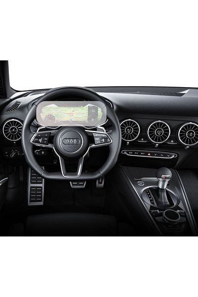 UNIVERSAL CAR Navigation Protection Film Audi TT Coupe 2018+, Duragon, Dashboard Clock Display Protection, silicone, kit