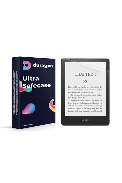 Amazon Folie Duragon, pentru Kindle PaperWhite 2021, Ecran 6.8", Kit inclus, Silicon Premium