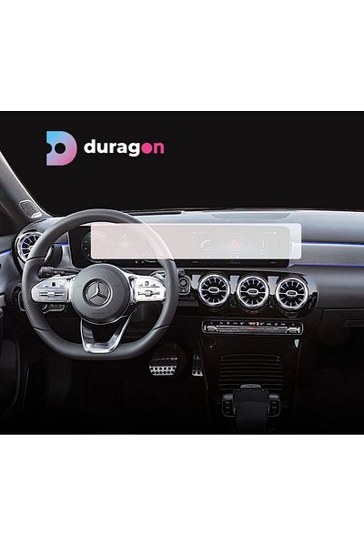 MERCEDES Duragon navigation display protection film, for Mercedes A-Class (W177) 2018-2022, kit