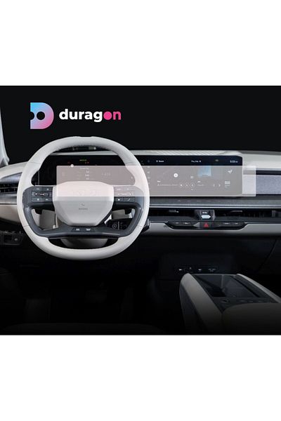 Hyundai / Kia Navigation Protection Film Kia EV9 2023+, Duragon and Dashboards, silicone, installation kit