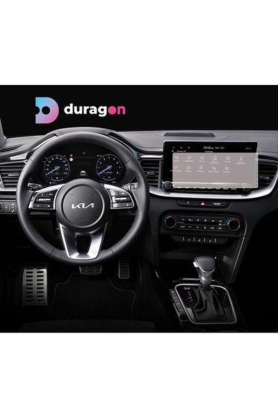 Hyundai / Kia Navigation Display Protection Film, Kia Proceed 2018-2024, Duragon, Matte silicone, Installation kit