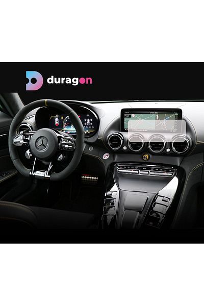 MERCEDES Duragon navigation display protection film, for Mercedes AMG GT Coupe (C190) 2020-2023, matte, kit
