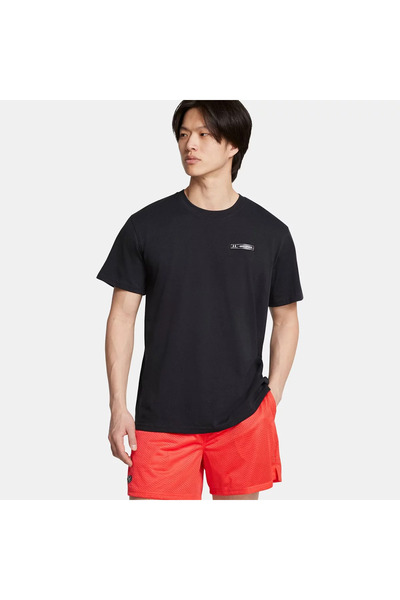 Under Armour Tricou negru pentru bărbați Heavyweight Armour, stil casual 1382...