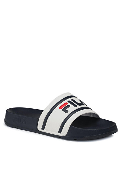 FILA Papuci de casă pentru bărbați, albi, FILA-1010930 MORRO BAY SLIPPER 2.0 ...
