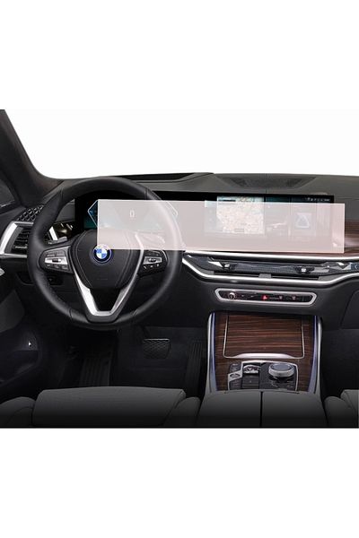 BMW Navigation Screen Protector BMW X6 2024+, Duragon, Transparent silicone, Anti-scratch, installation kit