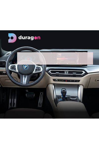BMW Navigation Protection Film BMW i4 2024+, Duragon, Matte silicone, installation kit