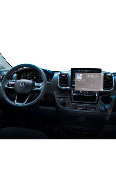 Citroen / Peugeot Navigation Protection Film Peugeot Boxer 2024+, Duragon, Matte silicone, installation kit