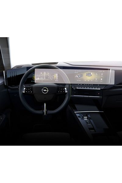 Opel Navigation and Dashboard Display Protection Film, Duragon, Opel Astra 2021+ silicone, kit